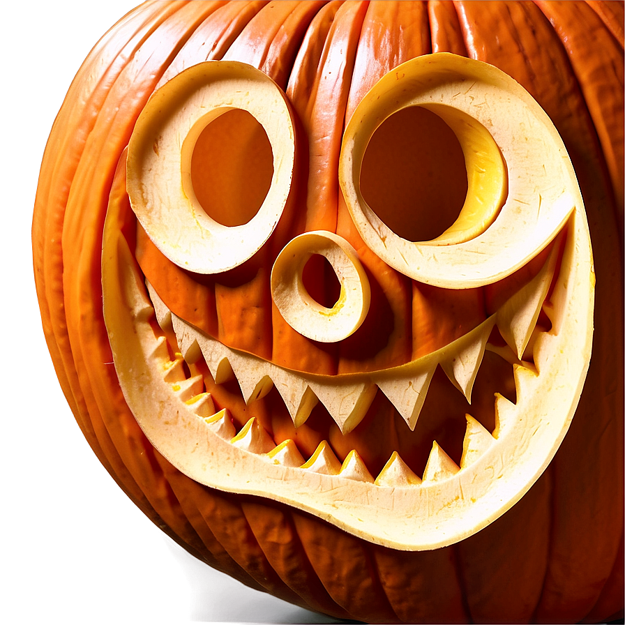 Carved Pumpkin Masterpiece Png Wallpaper