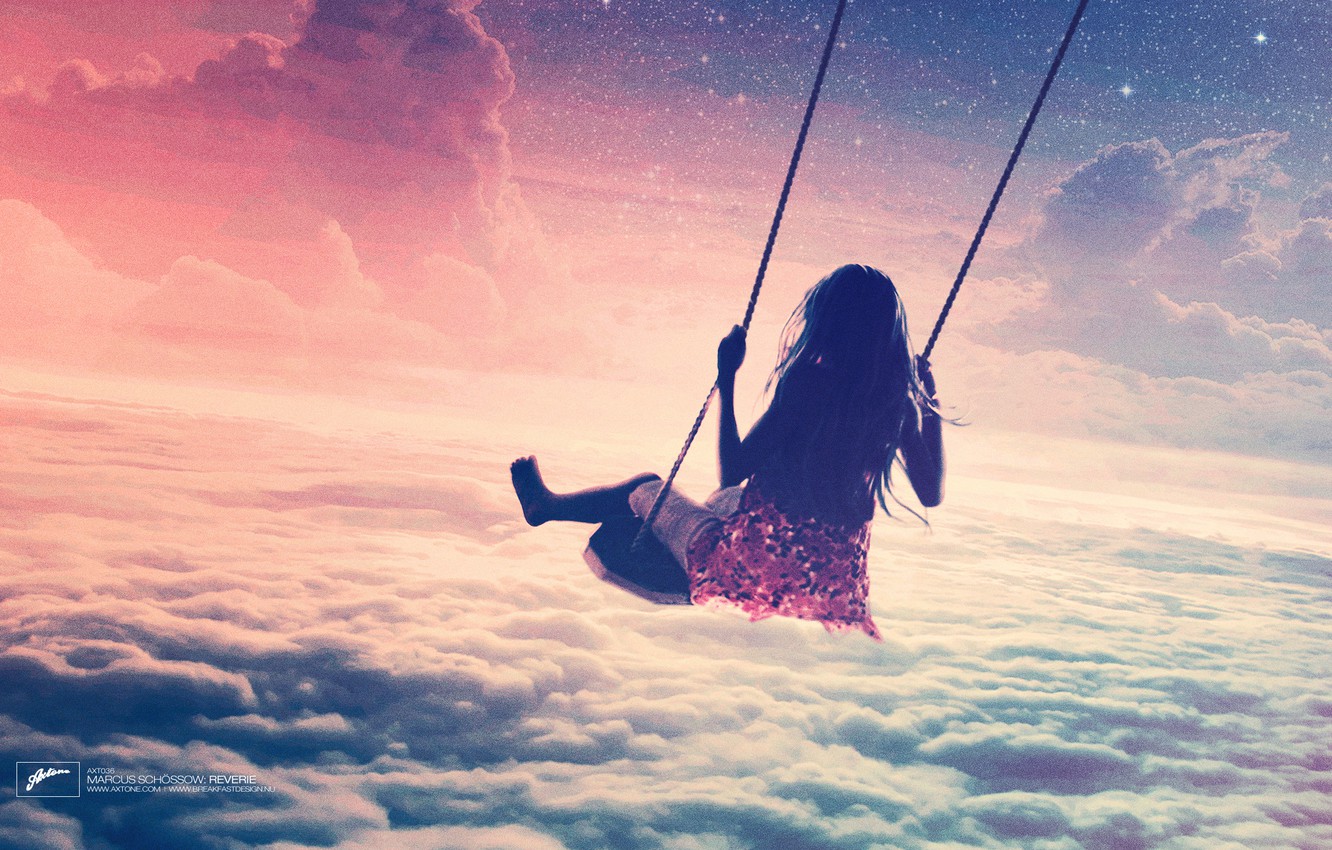 Wallpaper The Sky Girl Swing Track Axtone Marcus Schossow