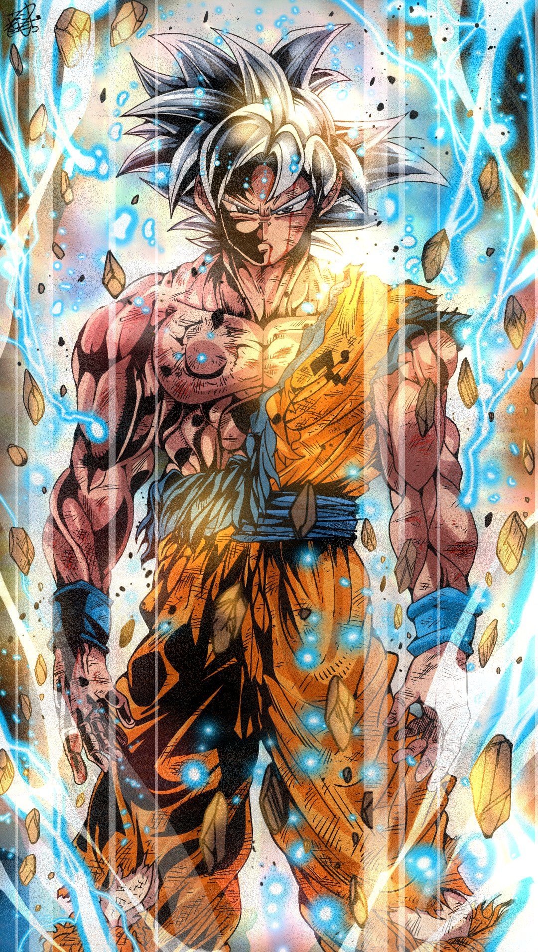 Tytan On Dragon Ball Ink Style Arts Wallpaper