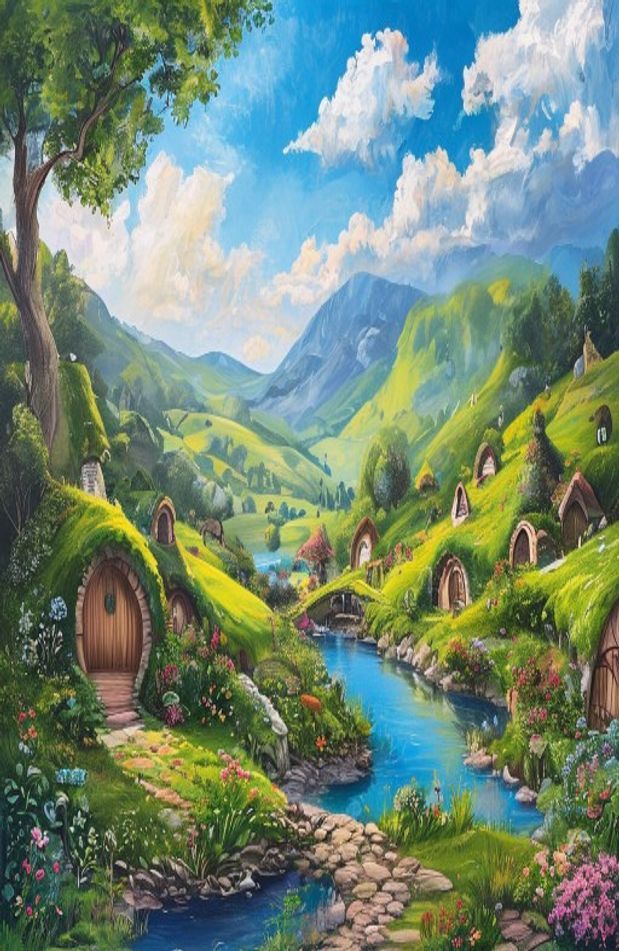The Hobbit Shire Wallpaper