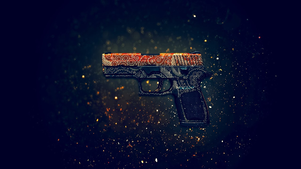 Csgo P250 Mehndi Pistol 4k Wallpaper