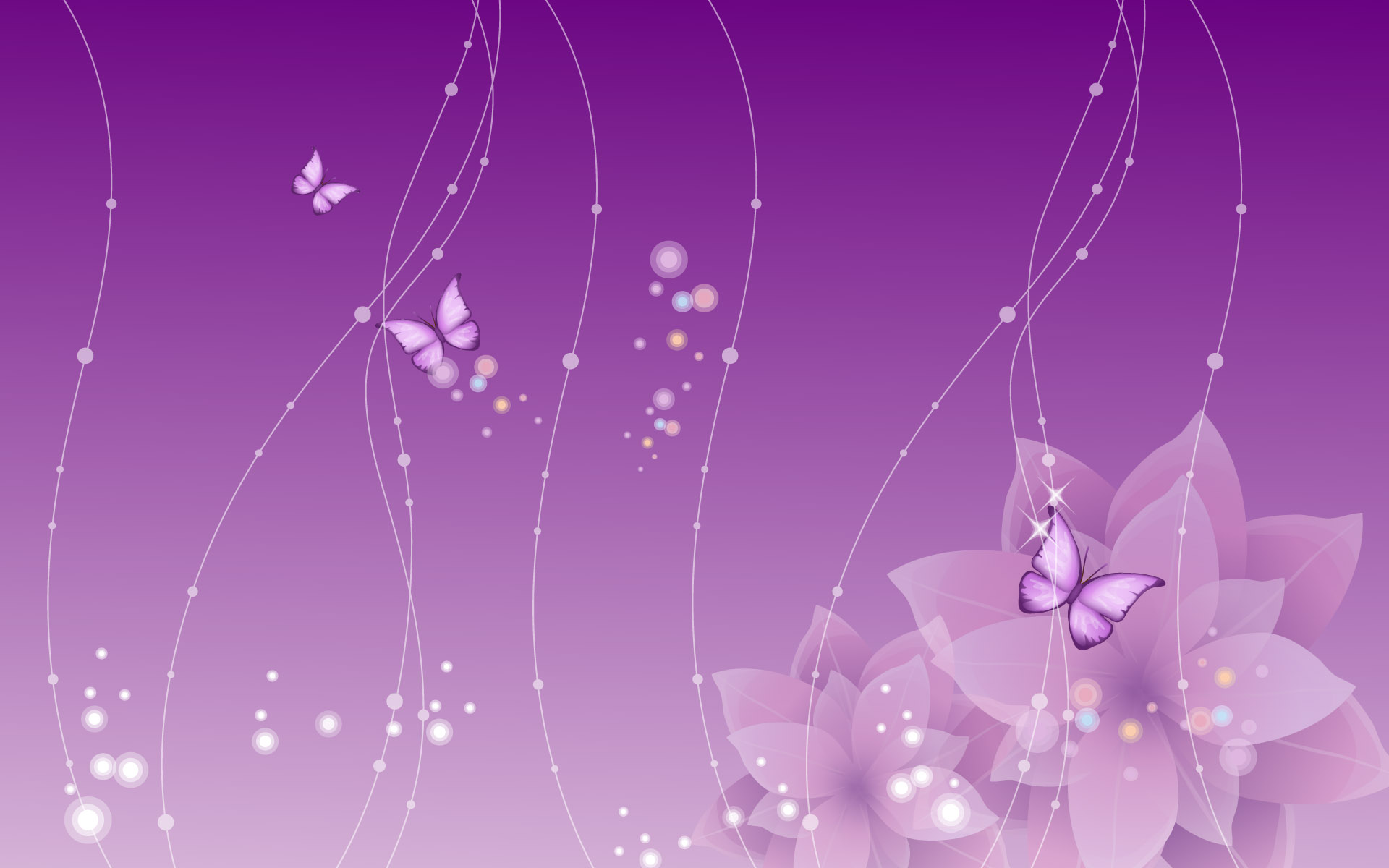 Cool Light Purple Background Wallpaper