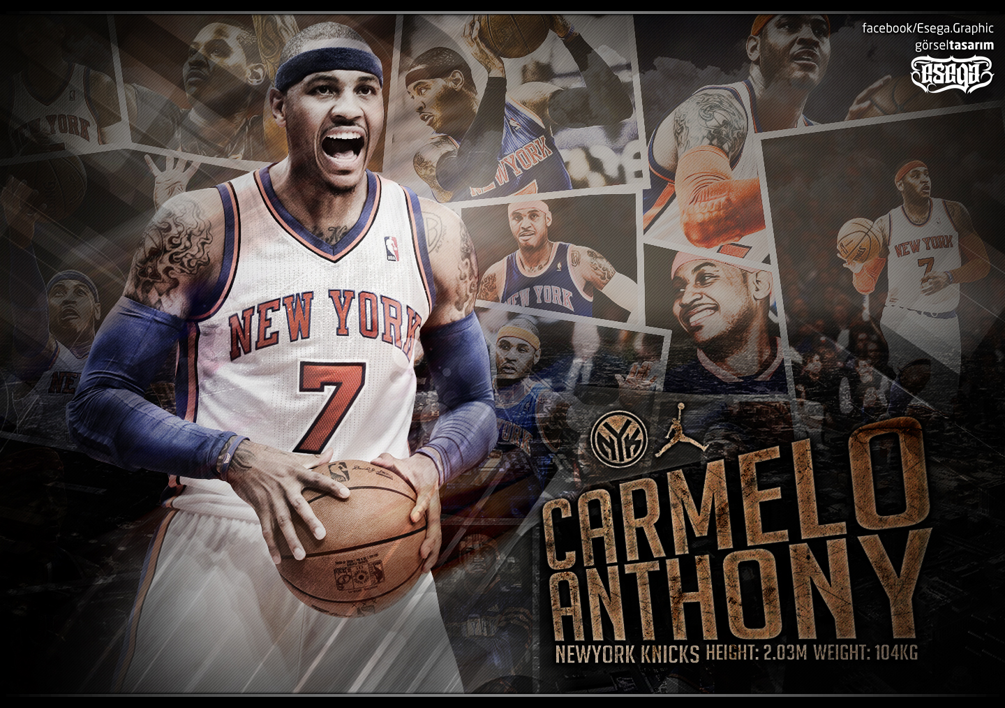 Carmelo Anthony Wallpaper By Esegagraphic