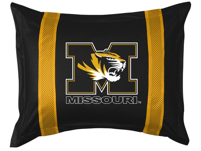 🔥 Free download NCAA Missouri Tigers Pillow Sham Sidelines Series Buy ...