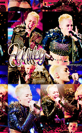 Miley Cyrus Tile Background By Xlivetheglory