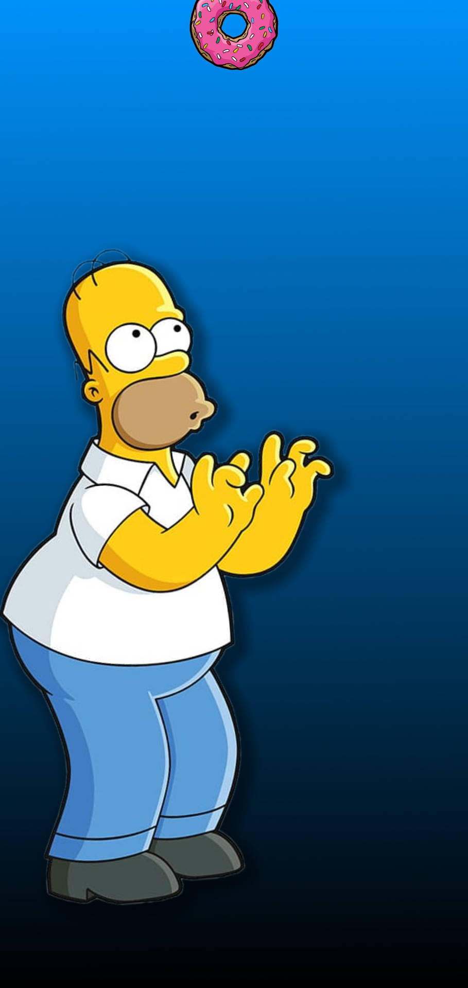 Homer Redmi Note Punch Hole Wallpaper