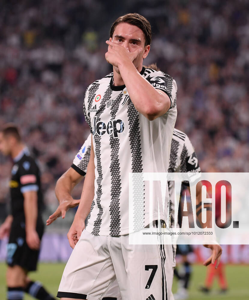 Turin May Fc Juventus Dusan Vlahovic Celebrates