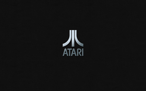 Atari Logo Wallpaper Silver By