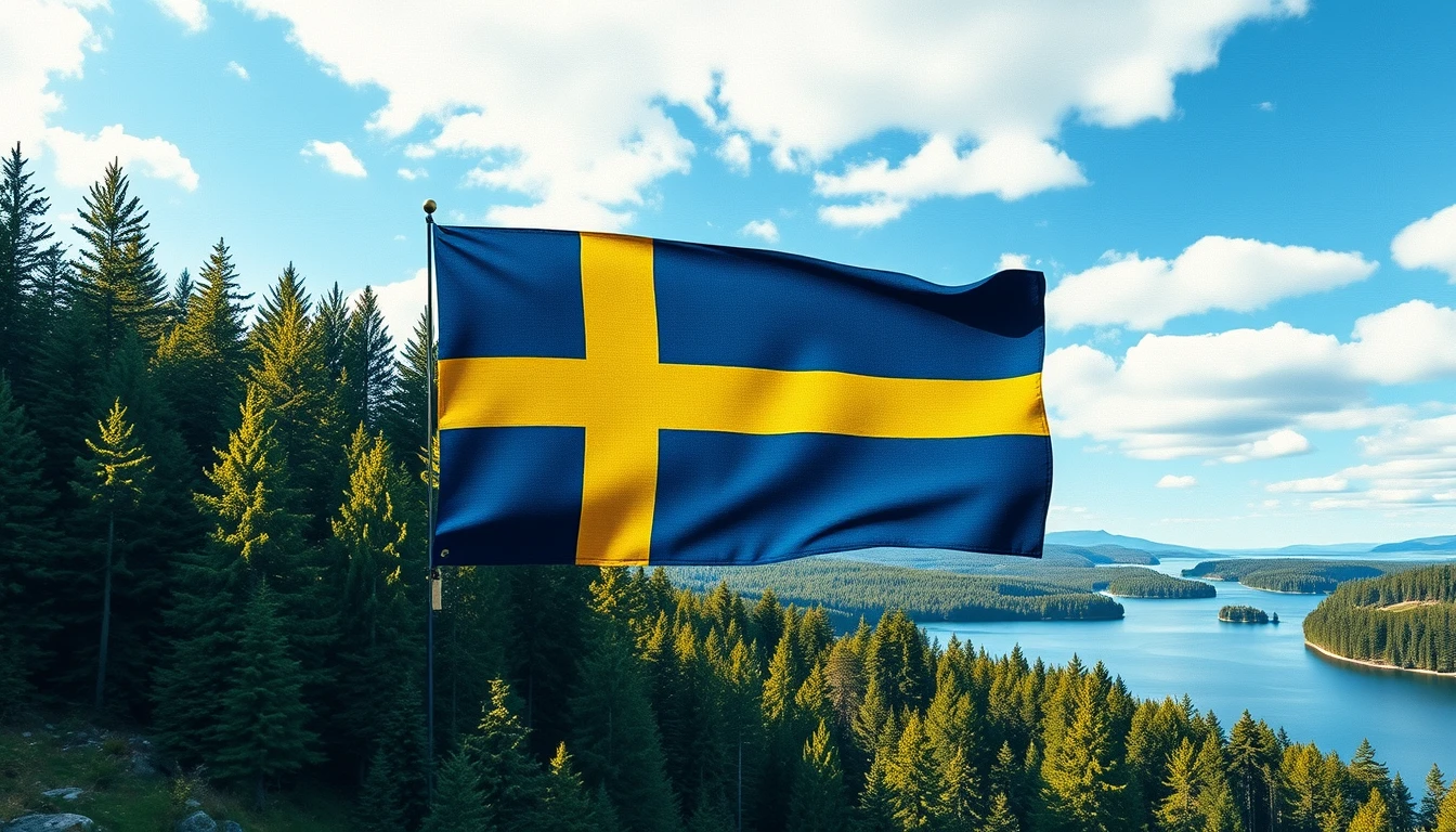 Swedish Flag Wallpaper