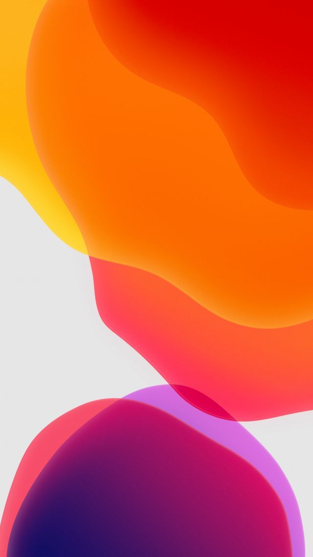 Wallpaper iOS 13 iPadOS abstract colorful WWDC 2019 4K OS 640x1138