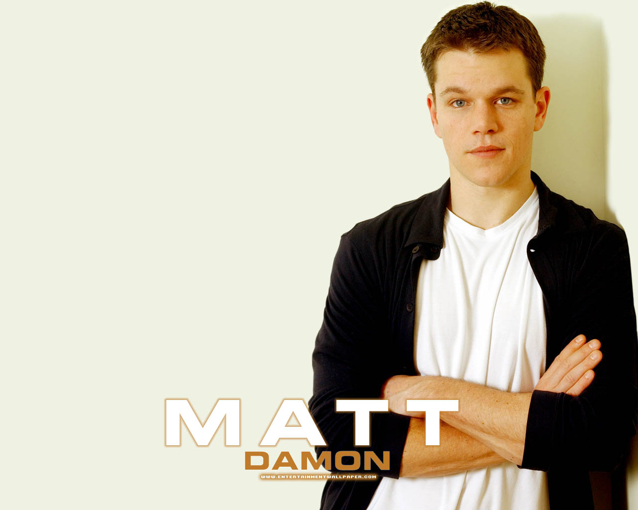 Matt Damon Wif HD Wallpaper Background Image