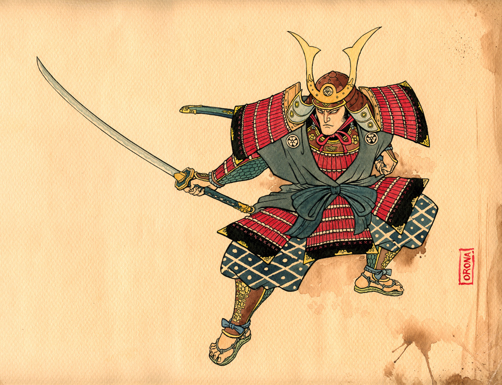 Samurai Ukiyoe Martinorona Amazing Arts Collection