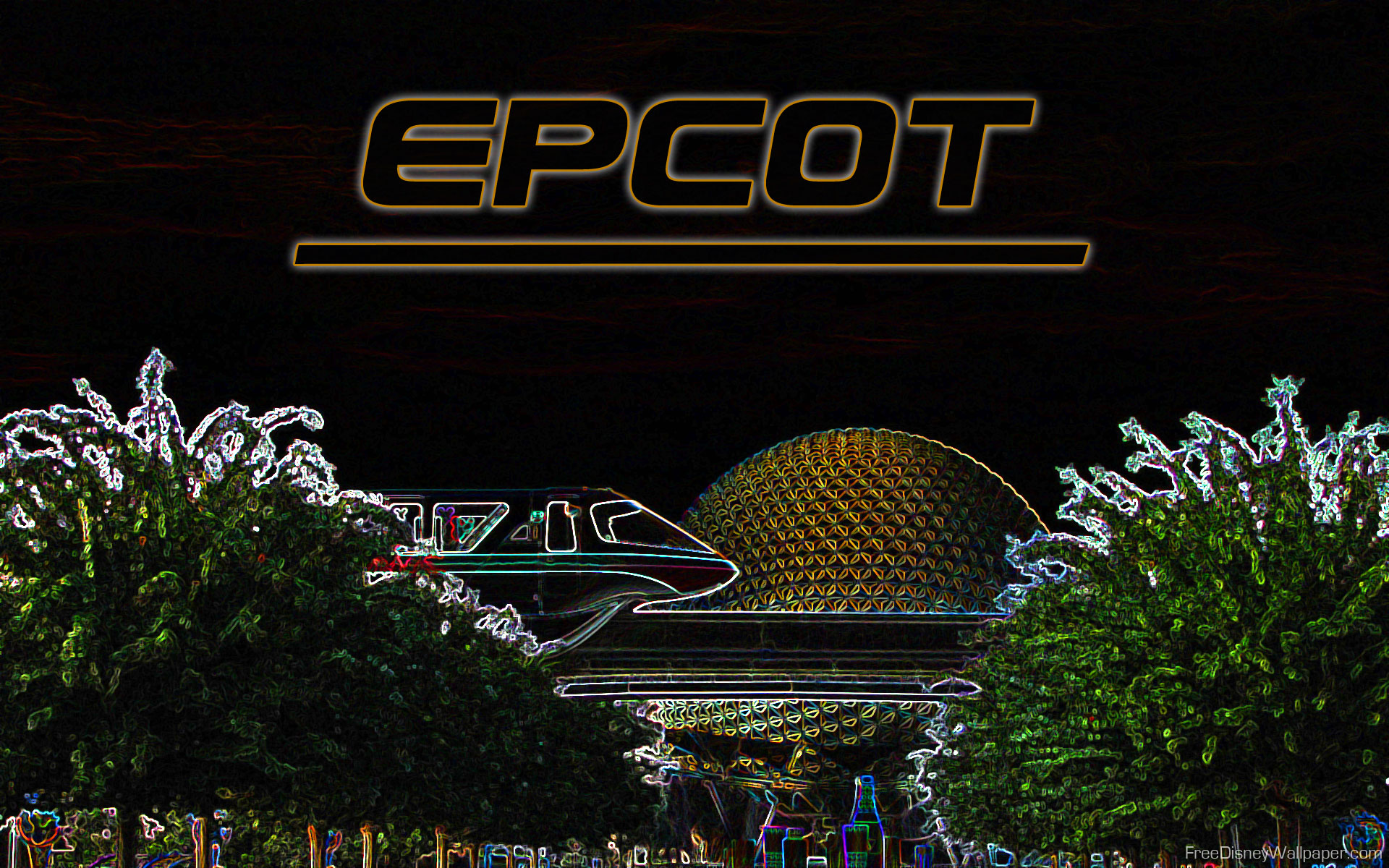Epcot Theme Park In Bay Lake Florida USA Wallpaper  1080x2340