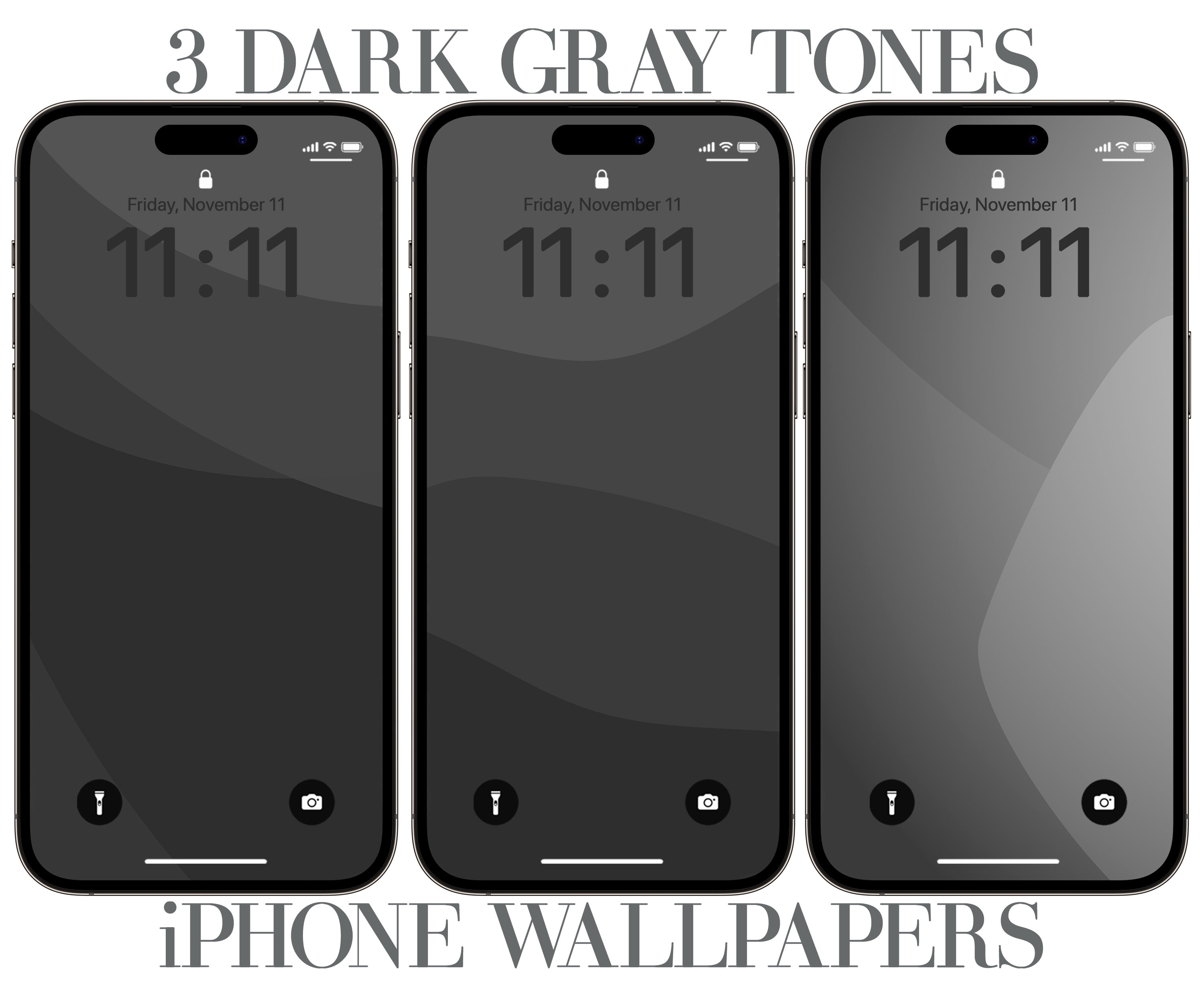 Dark Grey iPhone Wallpaper
