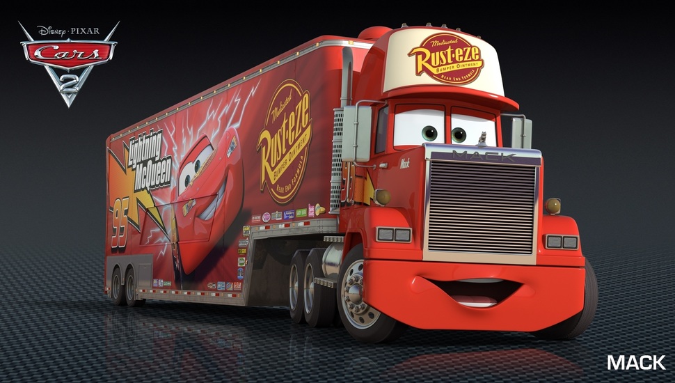 Pixar Cars Cartoon Disney Mack Wallpaper And Desktop