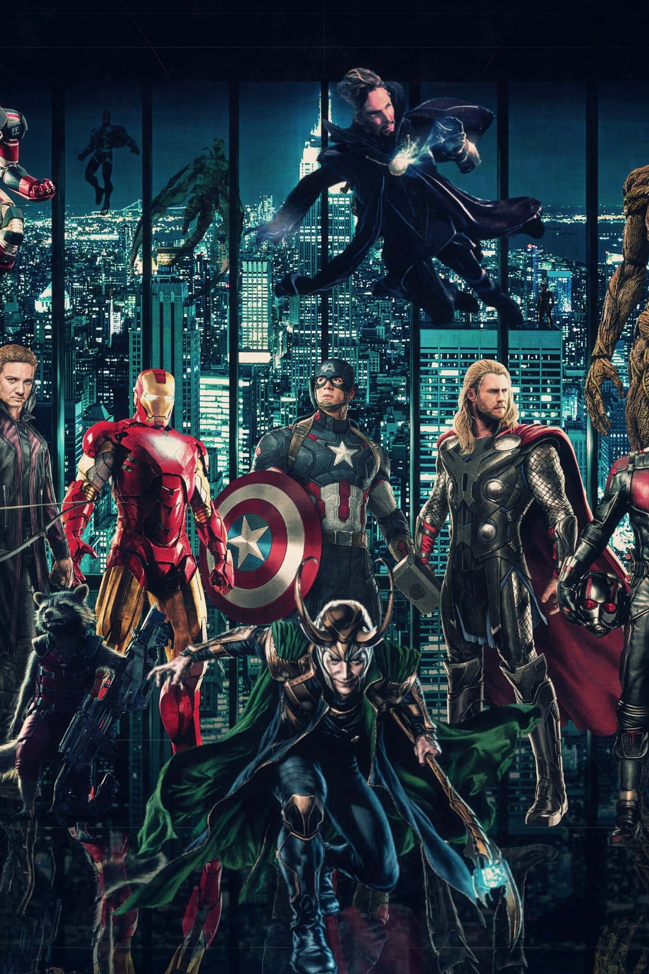Preparing To Take On Thanos Wallpaper
