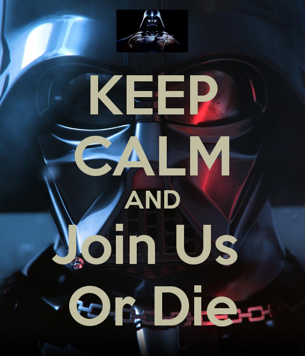 Keep Calm And Join Us Or Die Carry On Image Generator