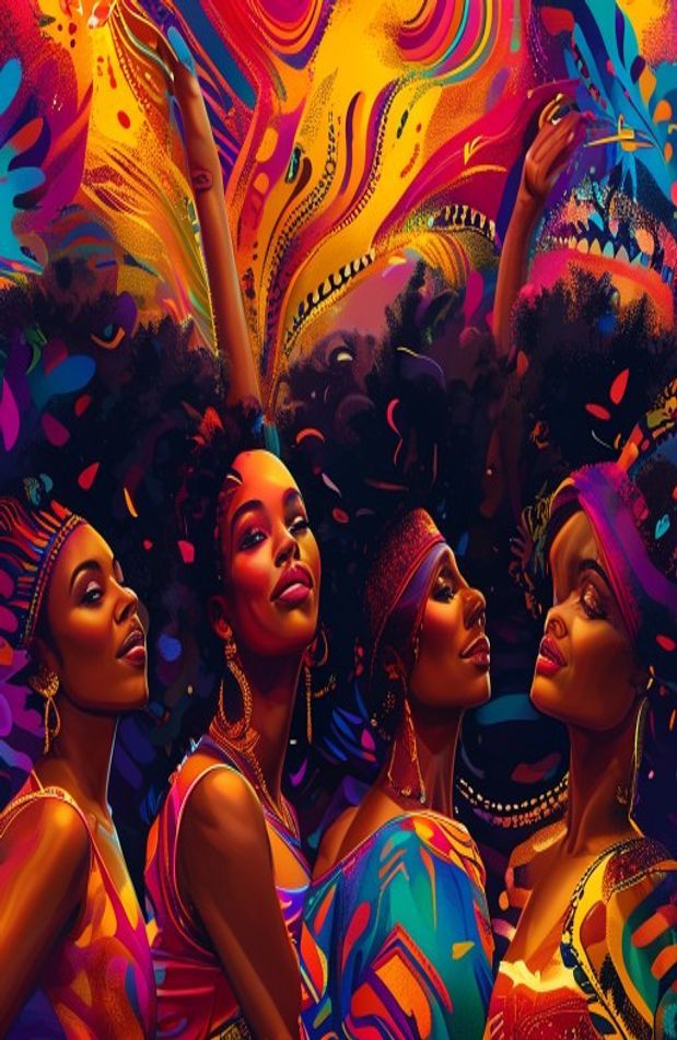 Beautiful Black Women Wallpaper