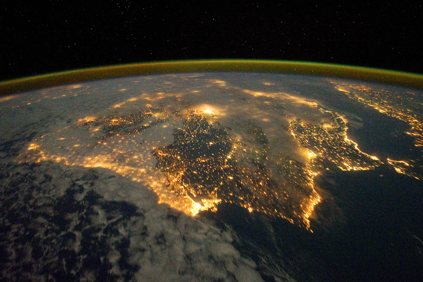 Iberian Peninsula At Night Image Of The Day