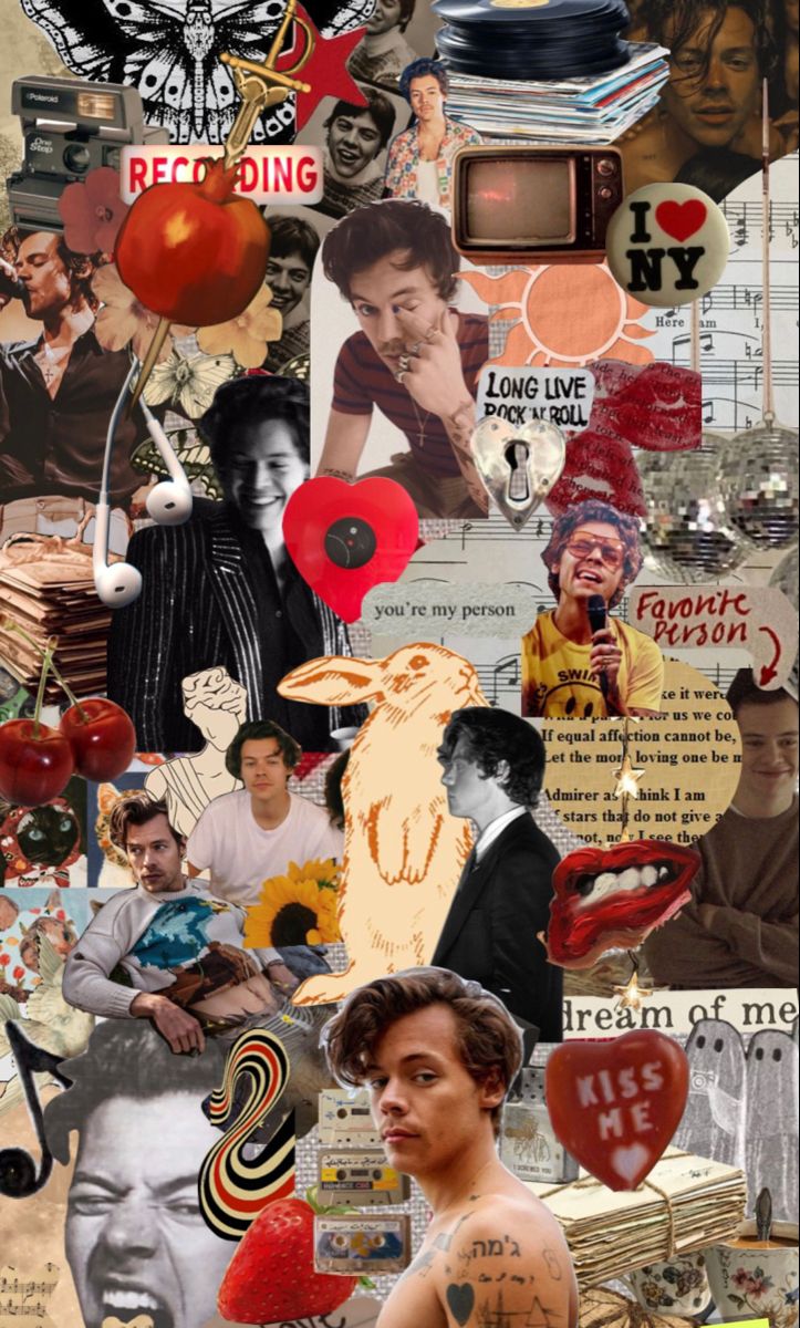 Harry Styles Collage Wallpaper