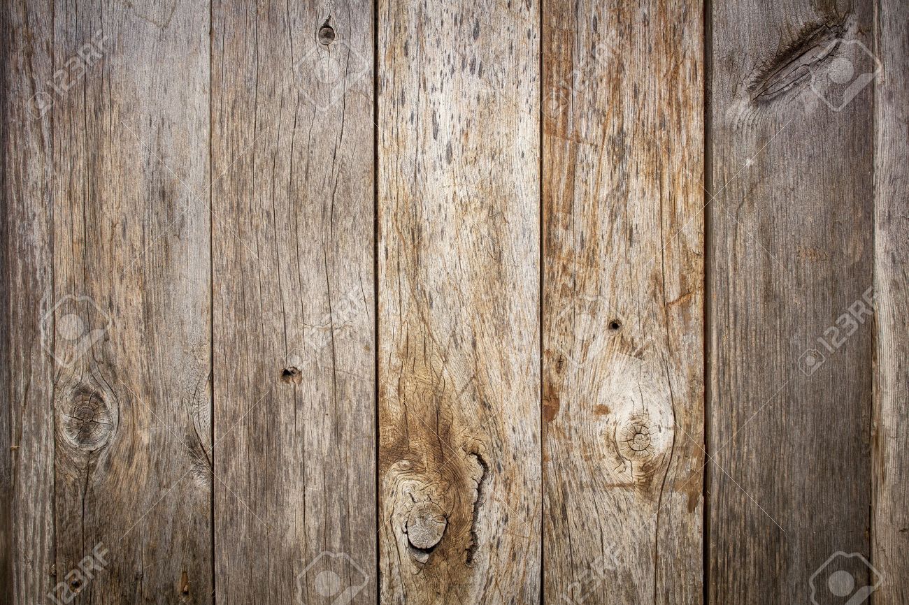 Grunge Weathered Barn Wood Background With Knots And Nail Holes