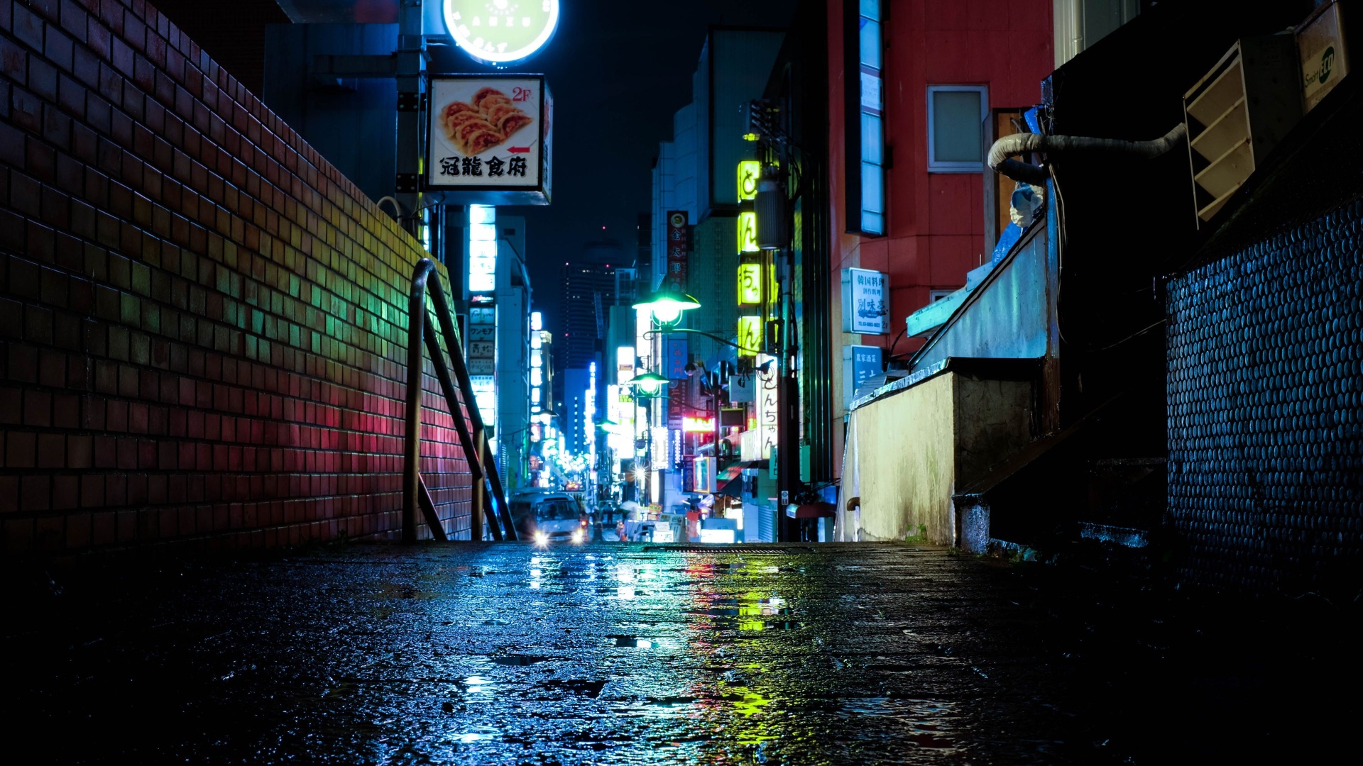 Japan Tokyo Urban Lights Neon 4k Wallpaper