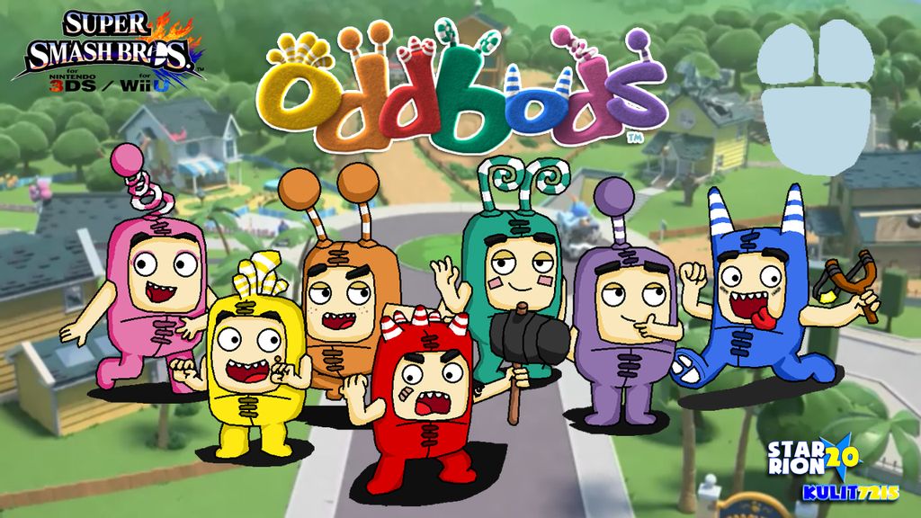 Sr20 K7215 Smashified Wallpaper Oddbods By Starrion20