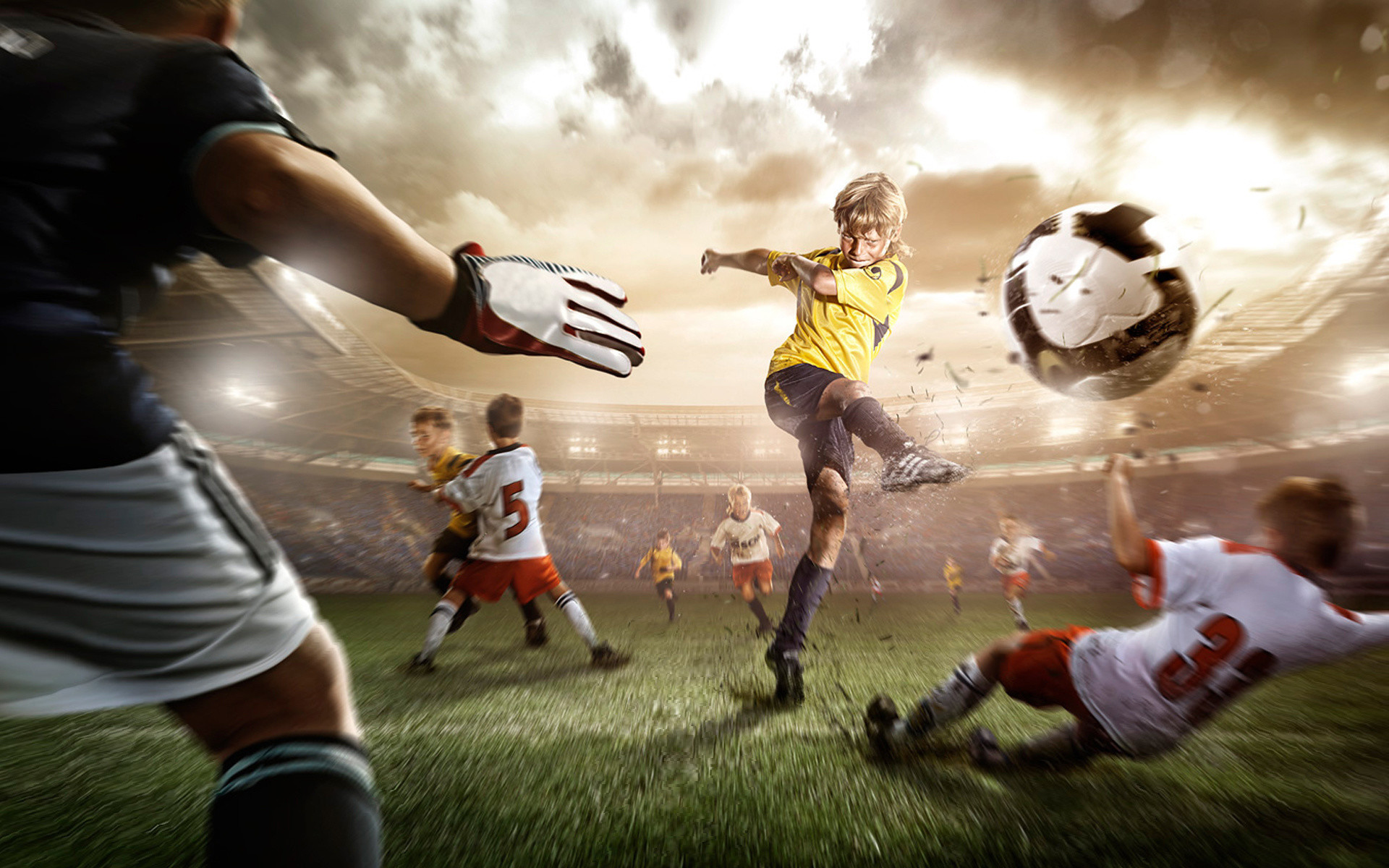Awesome Soccer Background Image