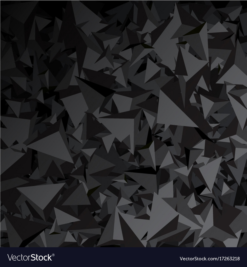 Background With Gray 3d Triangles Royalty Vector Image