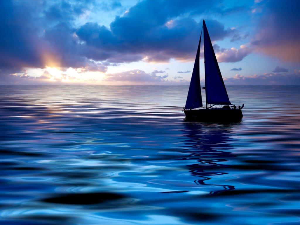 Sailboat Sunset Desktop Wallpaper Best Background Widescreen