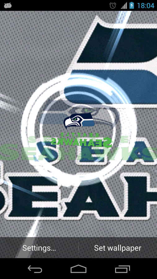 Seattle Seahawks Livewallpaper Screenshot Thumbnail