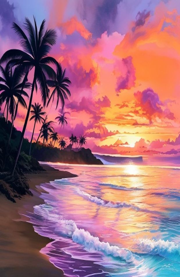Hawaii Sunset Wallpaper