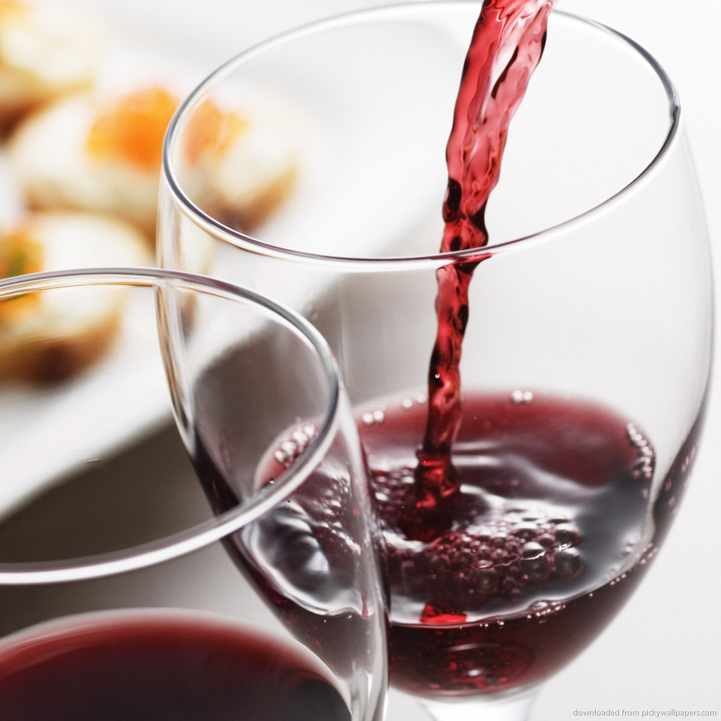 Download Red Wine Wallpaper For iPad