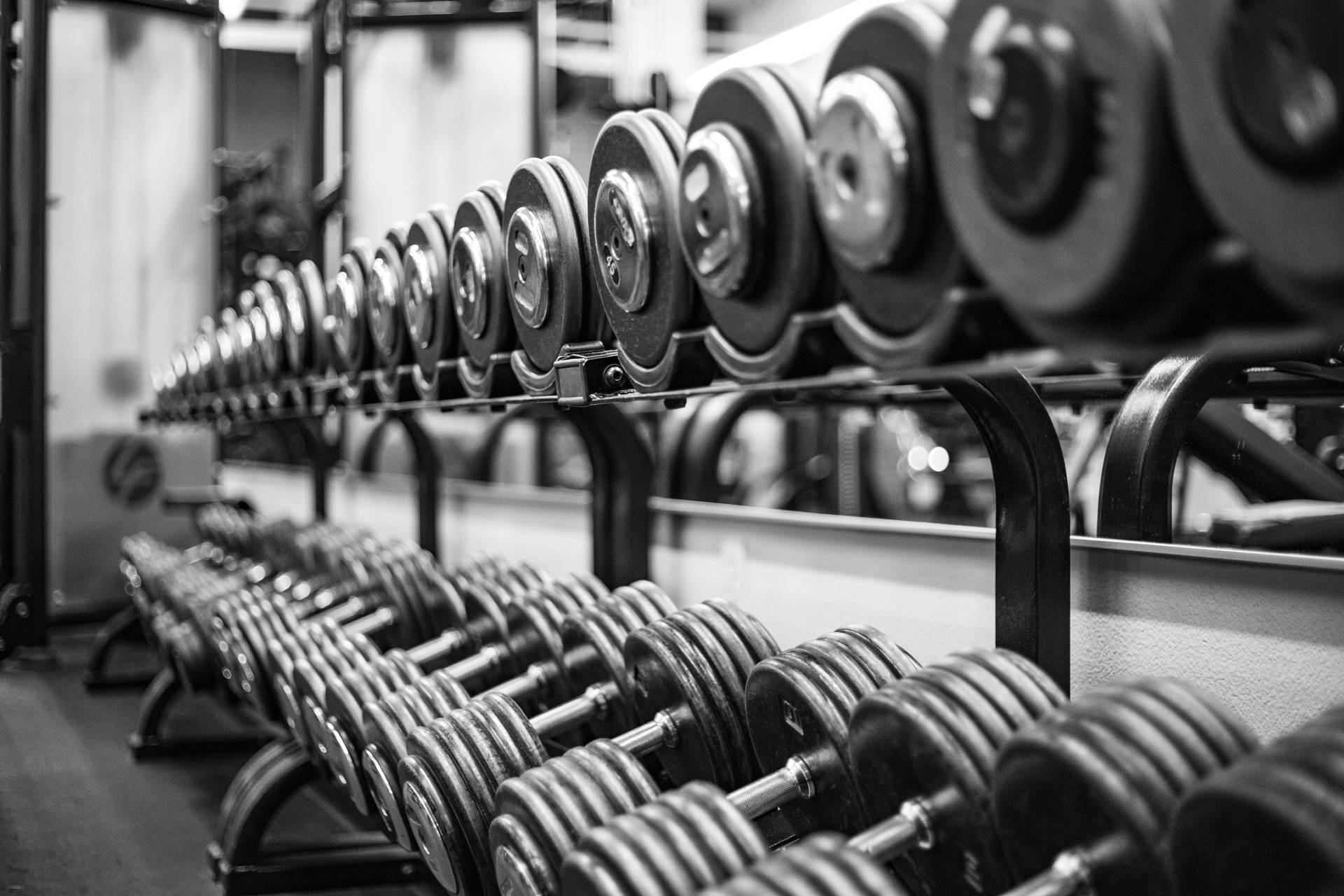 Grayscale Dumbbells For Weightlifting G23oas7tu54gwu0l Wallpaper