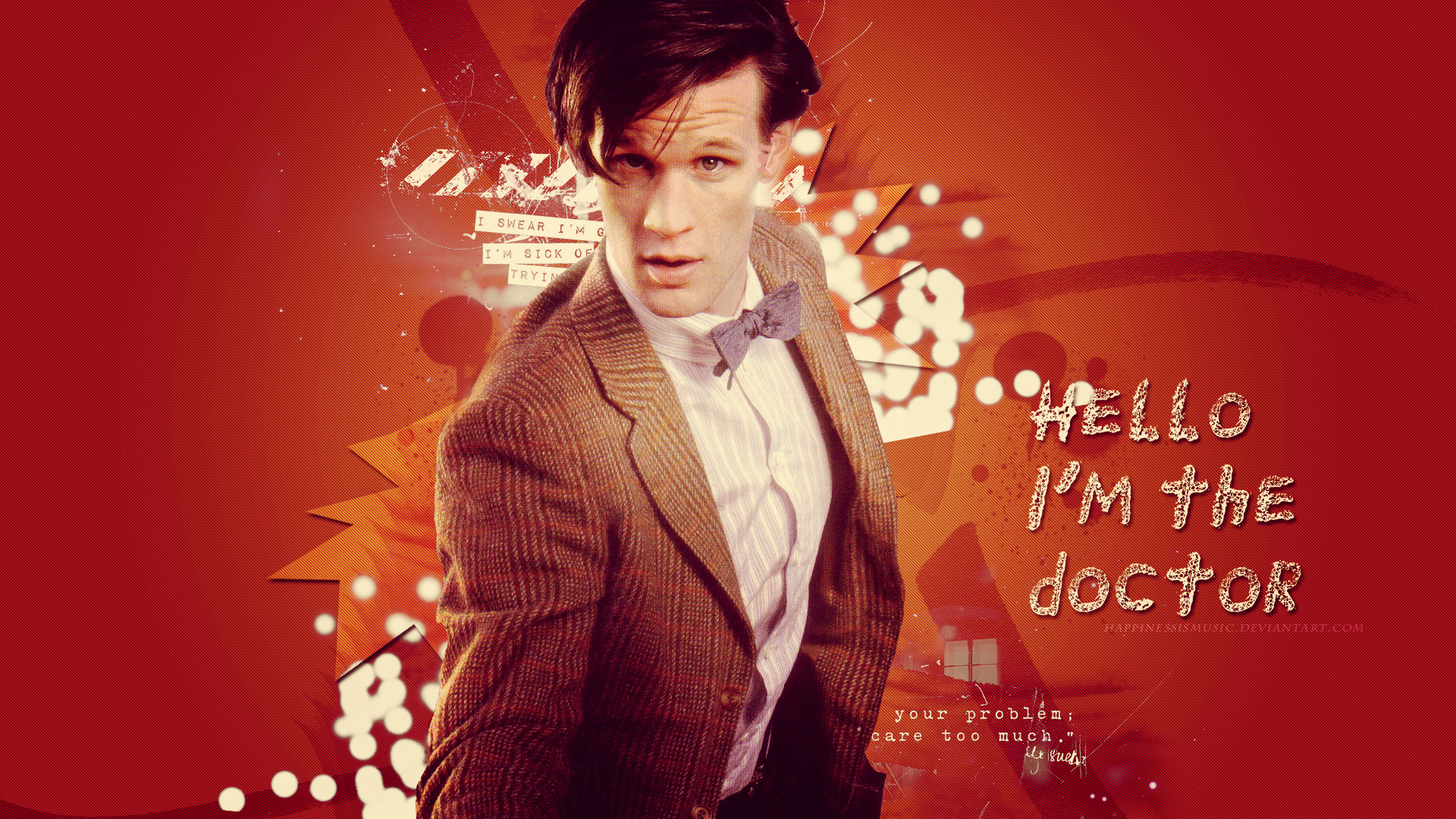 The Eleventh Doctor Wallpaper By Happinessismusic On
