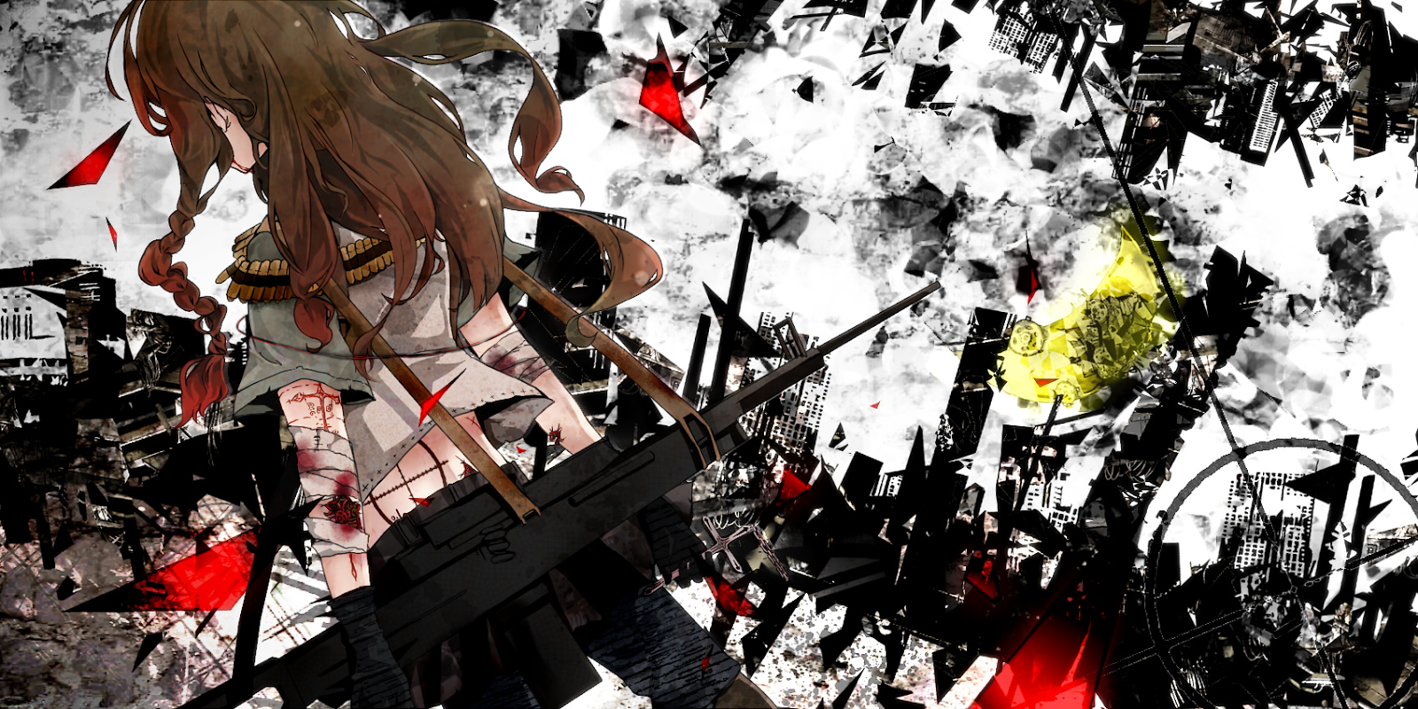 Tattoo Weapon Widescreen Anime HD Wallpaper Background Image Photo