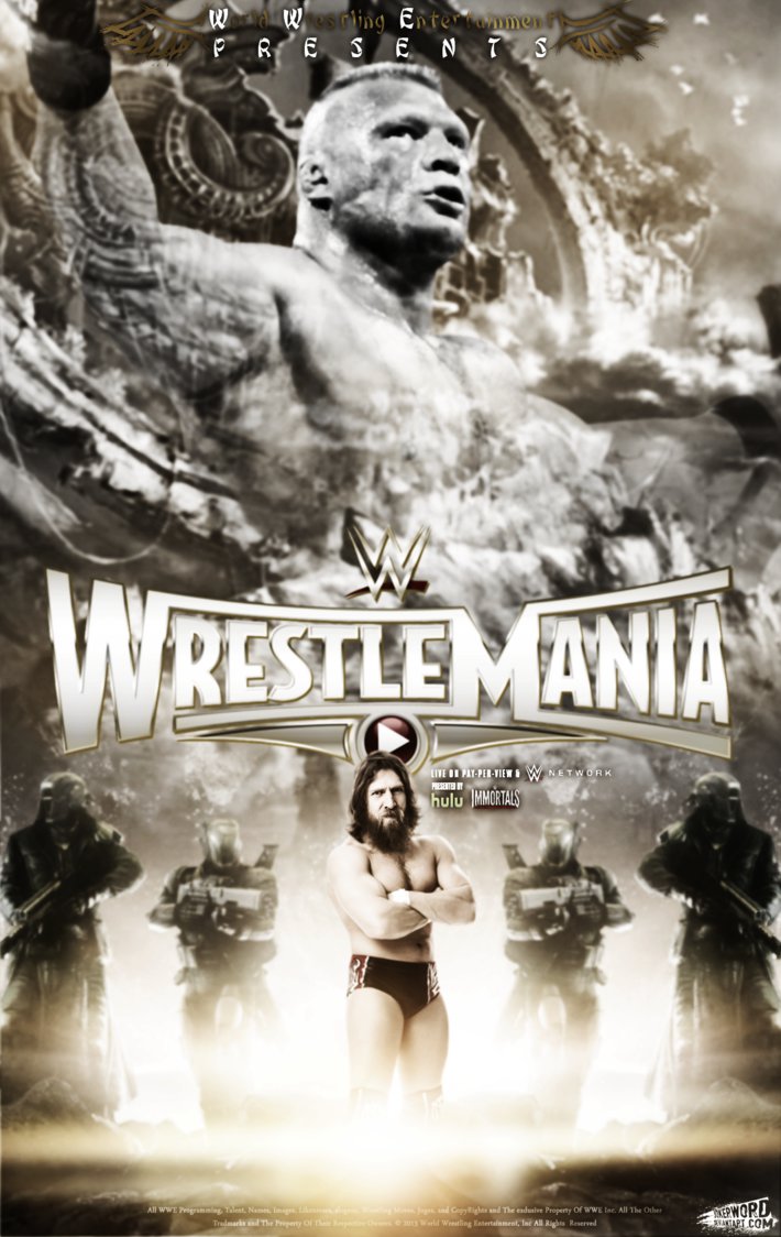 Wwe Wrestlemania Poster By Jokerword