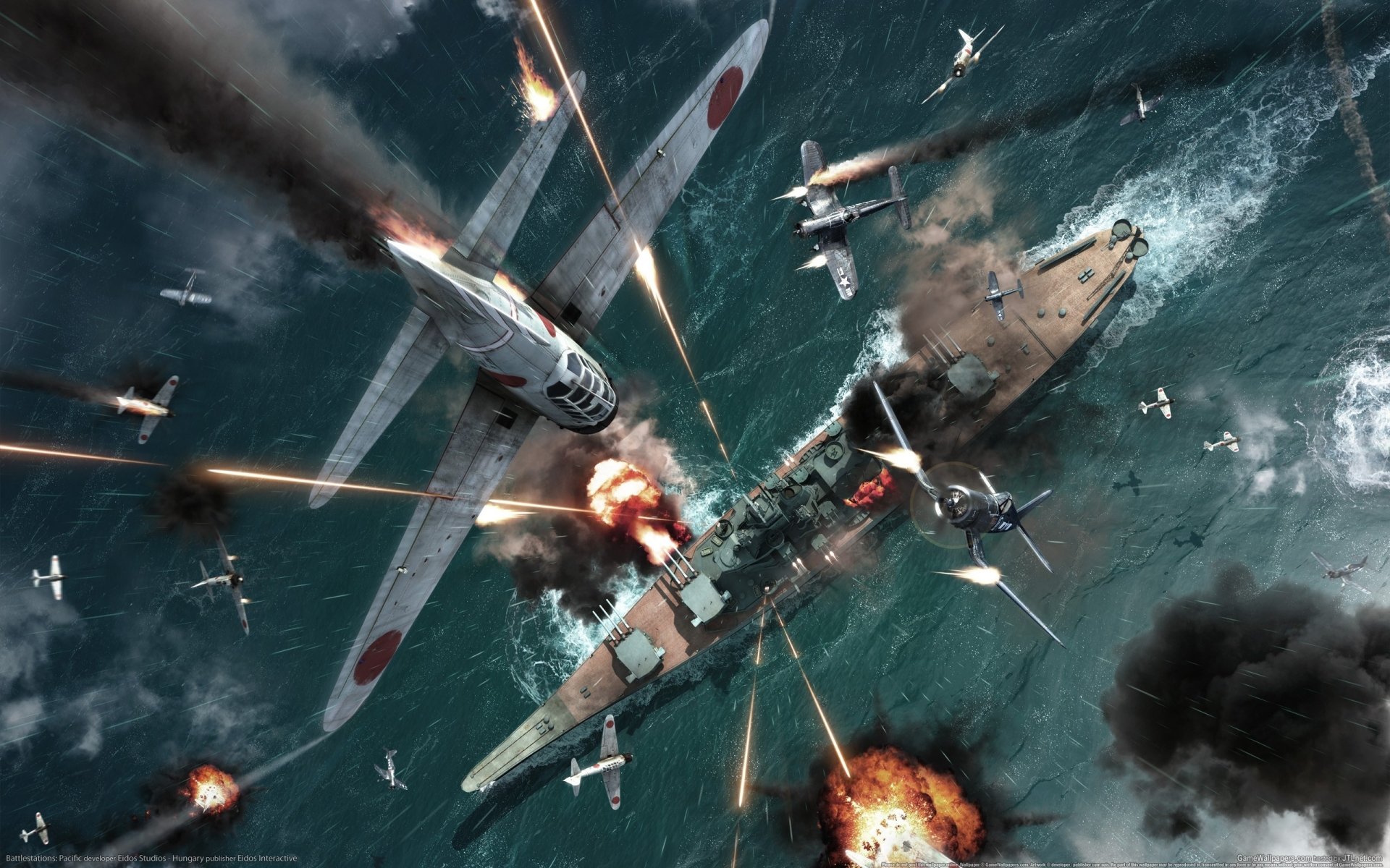 Battlestations Pacific HD Wallpaper Background Image