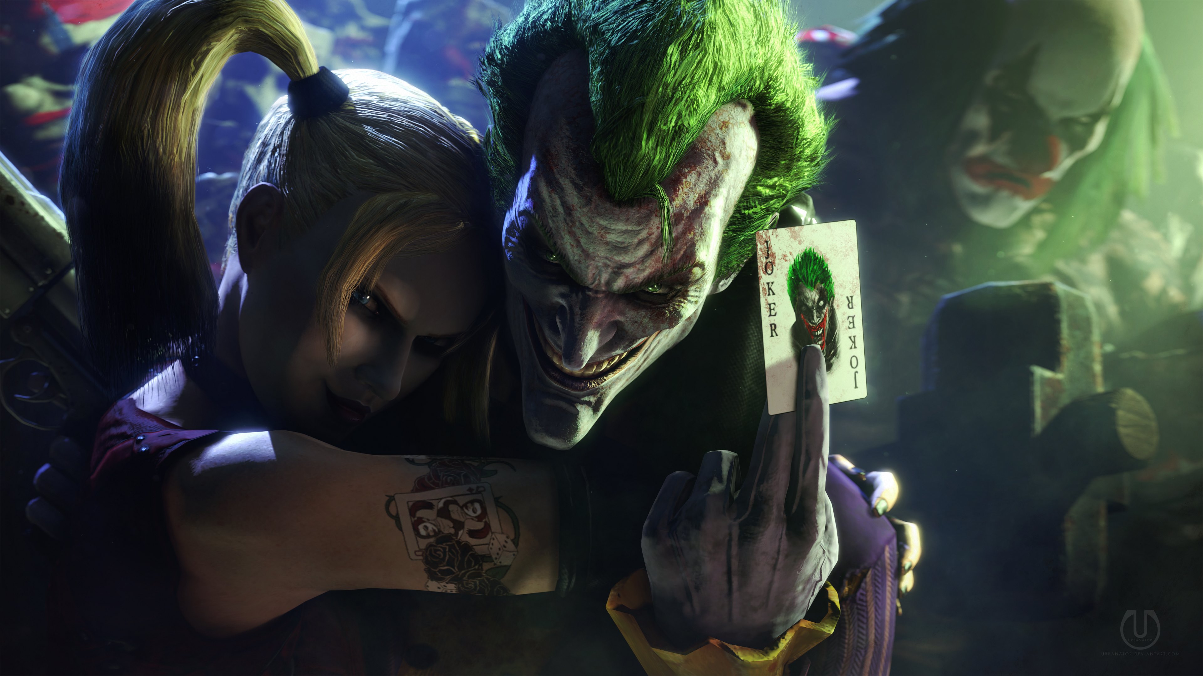 Joker and Harley Quinn Wallpapers HD Wallpapers 3840x2160