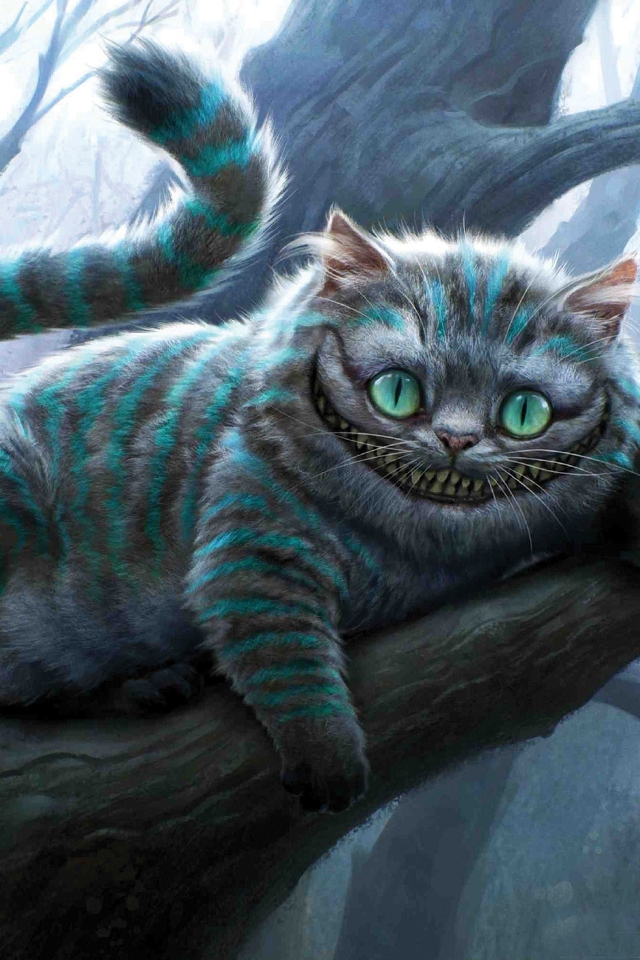 Pictures Photos iPhone Wallpaper Wonderland Cheshire Cat Jpg