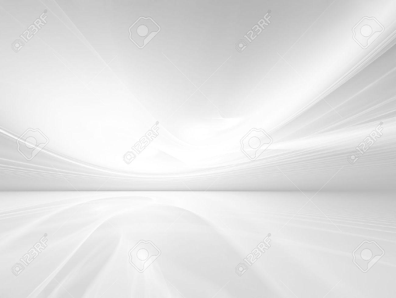 Abstract White Background With Smooth Lines Stock Photo Picture