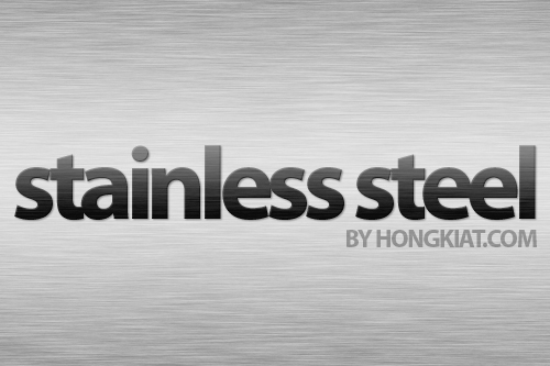 Stainless Steel Background And Text Photoshop Tutorial