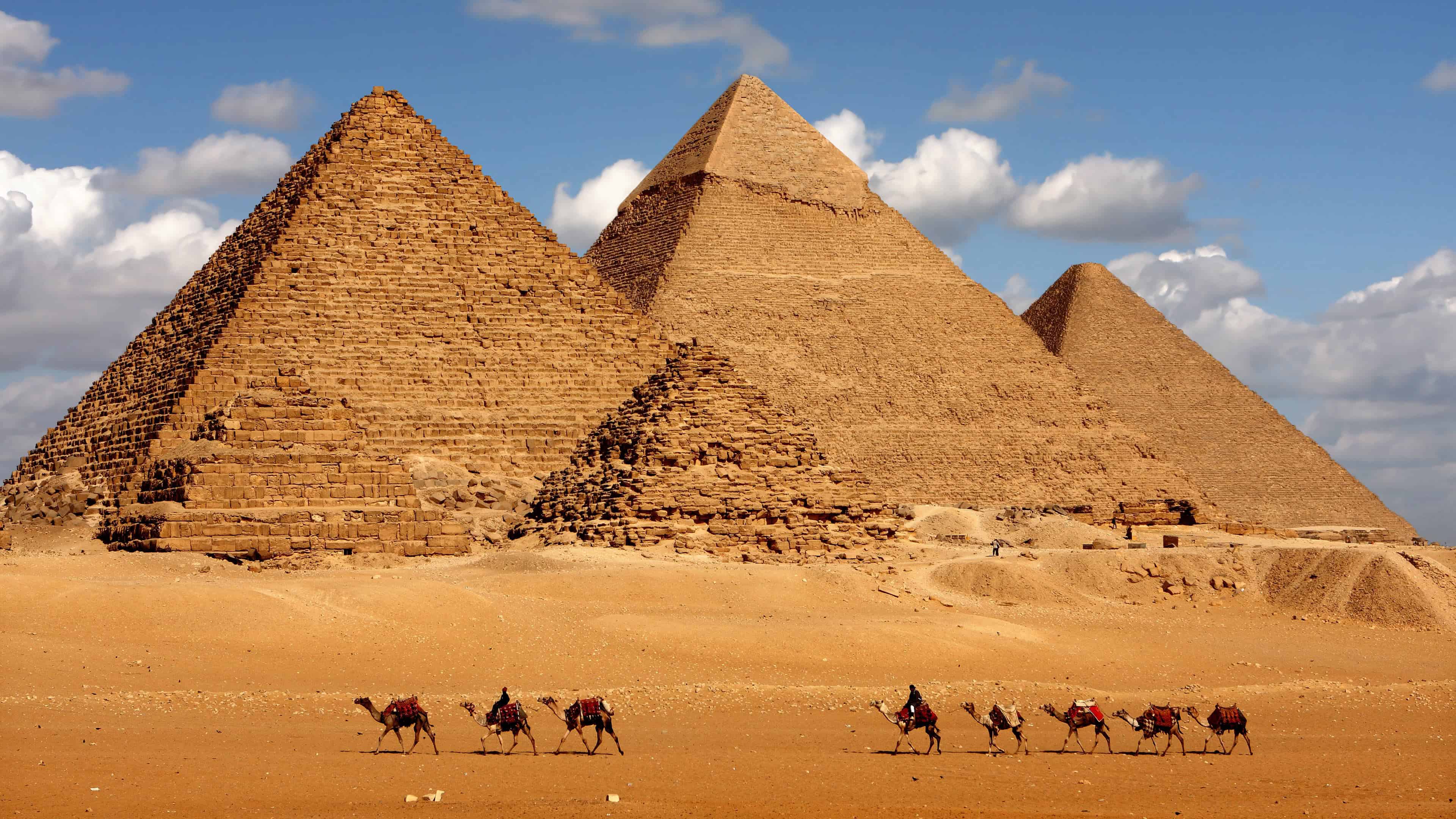 Pyramids And Camels Egypt UHD 4K Wallpaper Pixelz