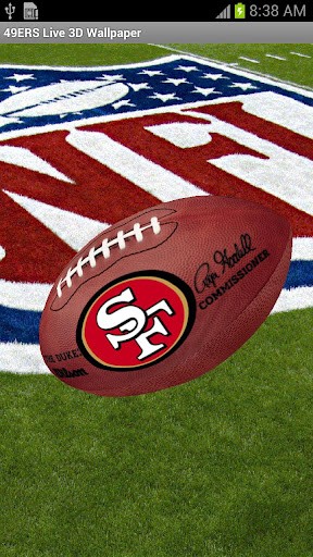 View bigger   San Francisco 49ERS 3D LWP for Android screenshot