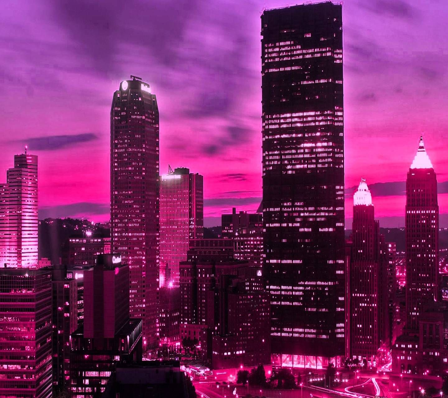 Pink City Wallpaper By