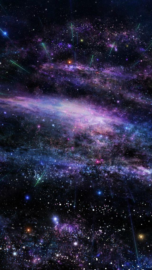 Fantasy Art Star Shiny Nebula Outer Space iPhone 5s Wallpaper