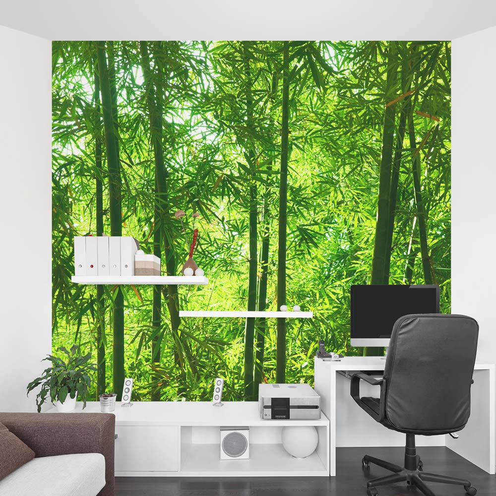 Bamboo Forest Wall Mural These Removable Wallpaper Panels Are An