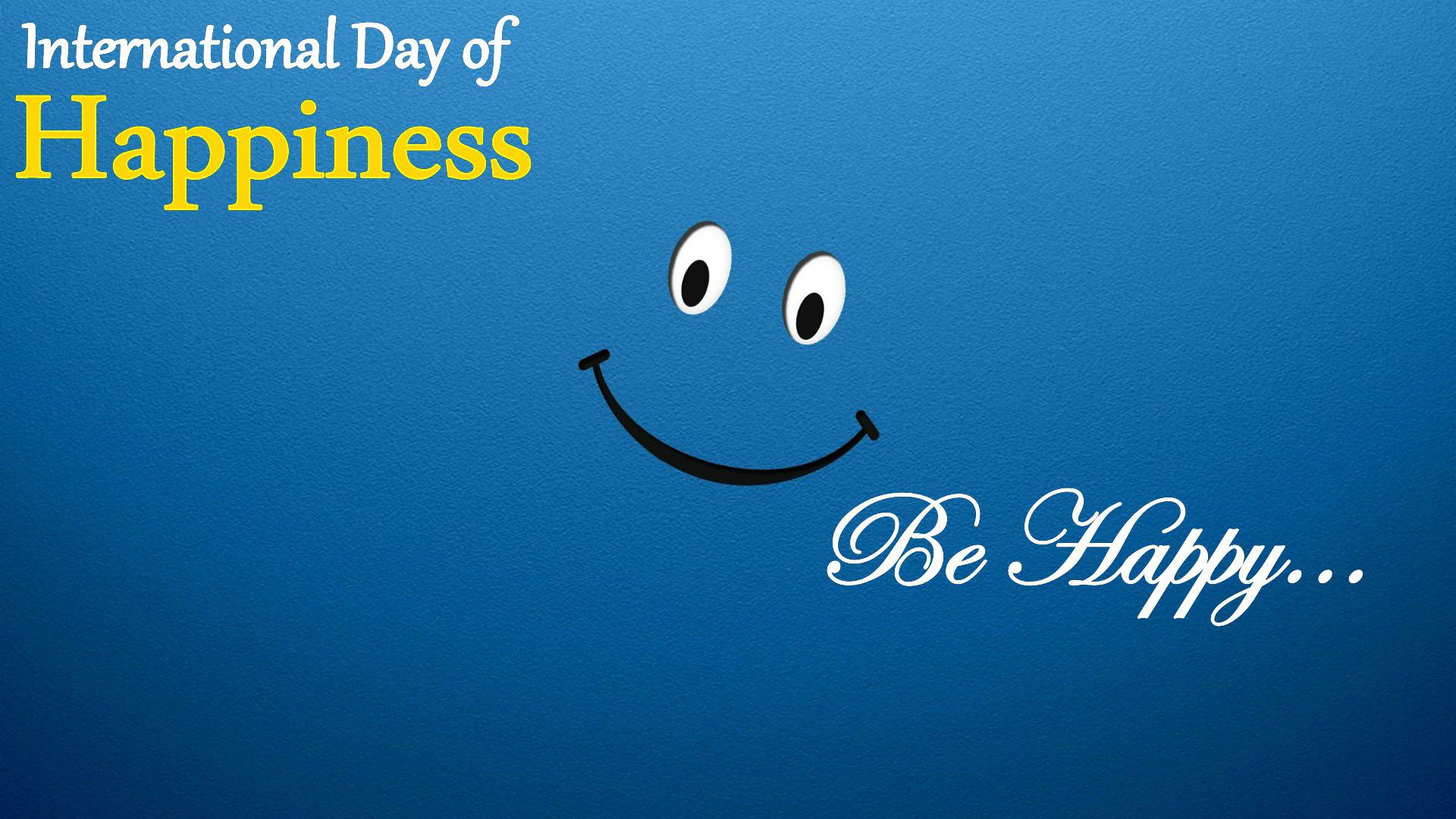 International Day Of Happiness March 20th HD Image