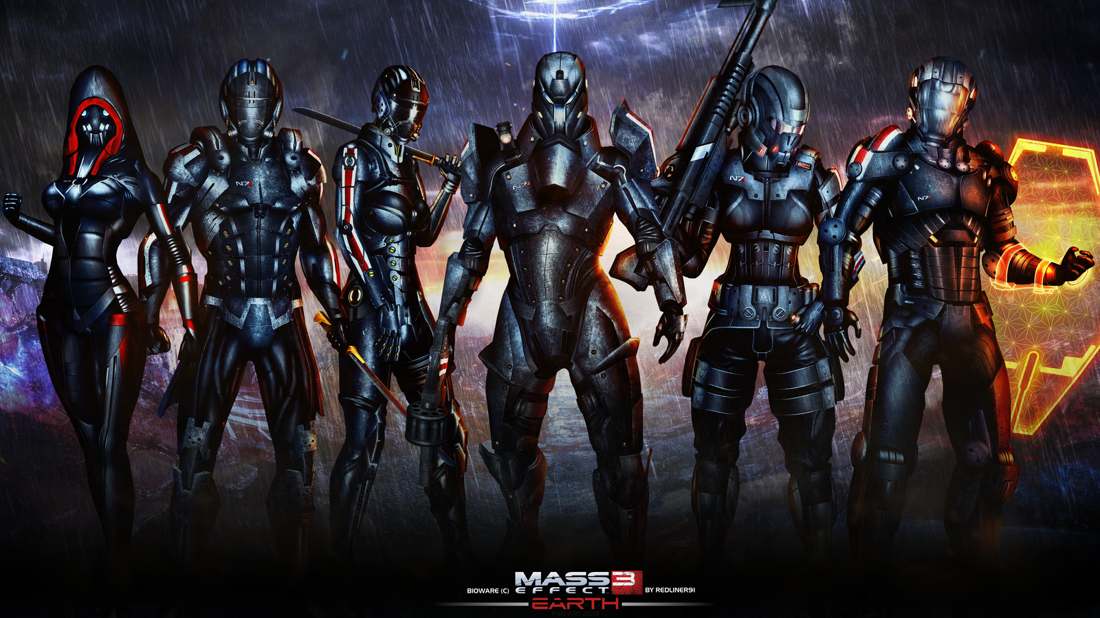 Mass Effect Dlc Earth Wallpaper By Redliner91