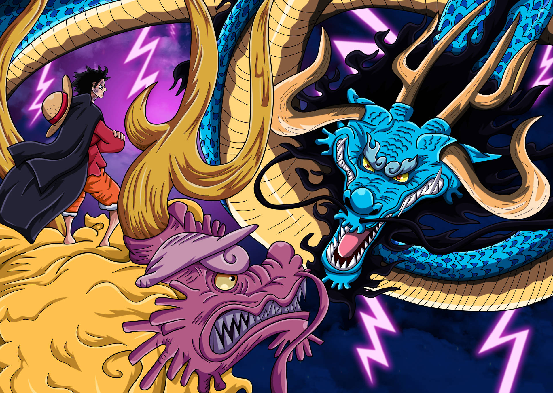 Momonosuke Fighting Kaido One Piece Wano 4k 210la0phi3tqgo5m Wallpaper